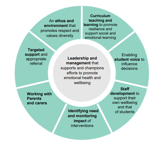 eight principles for whole school wellbeing approach